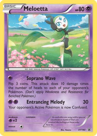 XY Promos Meloetta #XY193