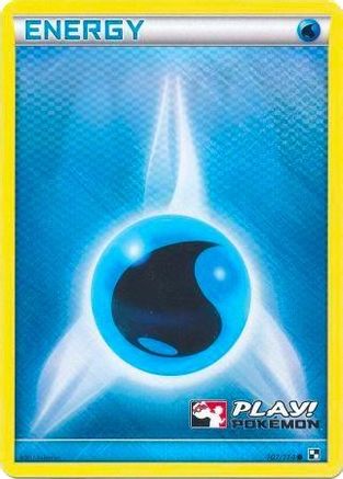 League & Championship Cards Water Energy - 107/114 (Play! Pokemon) #107