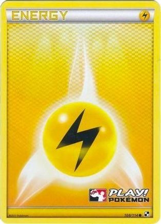 League & Championship Cards Lightning Energy - 108/114 (Play! Pokemon) #108