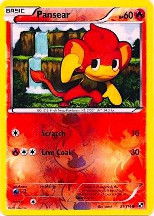 Miscellaneous Cards & Products Pansear - 21/114 (Energy Holo) #021