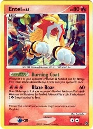 Miscellaneous Cards & Products Entei - 4/132 (Cracked Ice Holo) #004