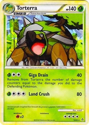 League & Championship Cards Torterra - 10/95 (Cracked Ice Holo) #010