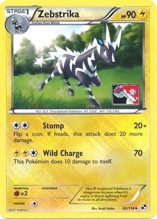 League & Championship Cards Zebstrika - 42/114 (League Promo) #042