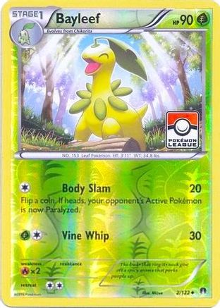 League & Championship Cards Bayleef - 2/122 (Pokemon League) #002