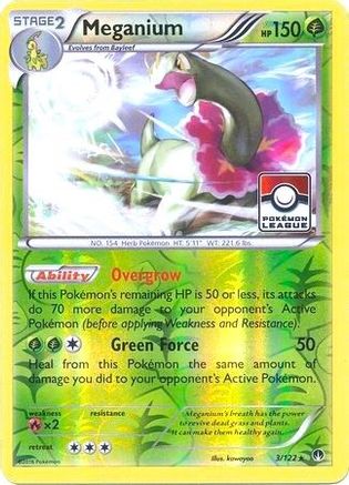 League & Championship Cards Meganium - 3/122 (Pokemon League) #003