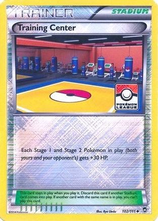 League & Championship Cards Training Center - 102/111 (Pokemon League) #102