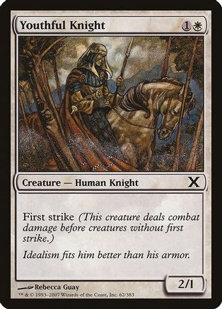 Youthful Knight - 10th Edition - Magic: The Gathering