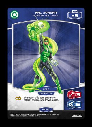 Hal Jordan - Former Test Pilot - Green Lantern - MetaX TCG