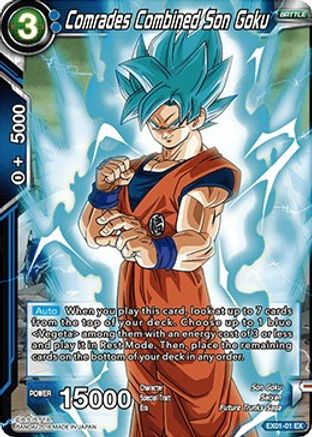 Comrades Combined Son Goku - Expansion Deck Box Set 01: Mighty Heroes 