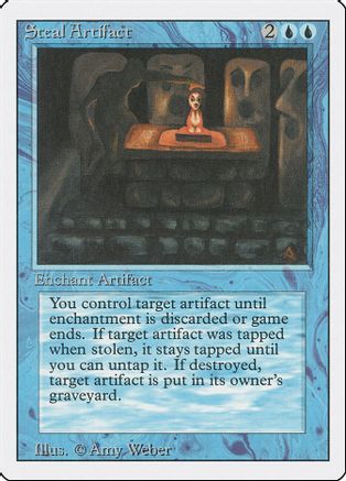 Revised Steal Artifact x4 4x cards Magic the Gathering MTG SP/MP 