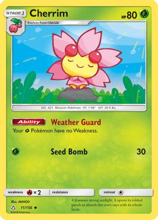 SM - Ultra Prism Cherrim #11