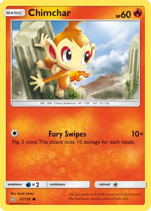 SM - Ultra Prism Chimchar (21) #21