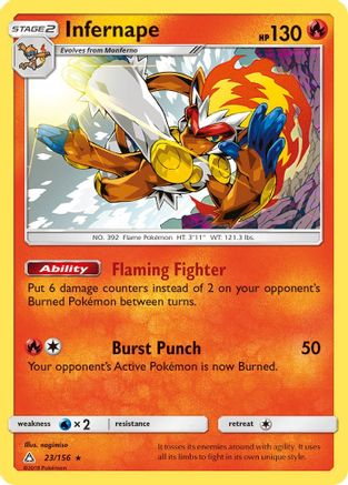 SM - Ultra Prism Infernape #23
