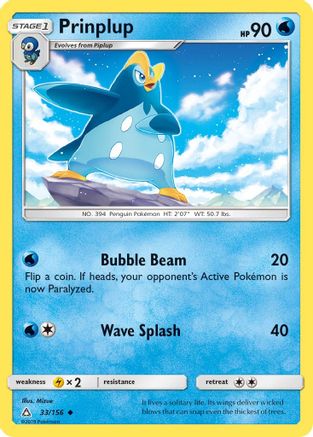 SM - Ultra Prism Prinplup #33