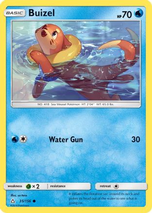 SM - Ultra Prism Buizel #35