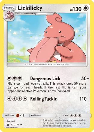 SM - Ultra Prism Lickilicky #103