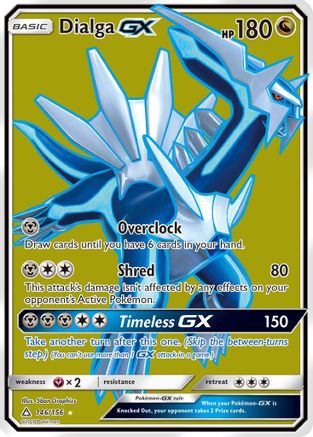 SM - Ultra Prism Dialga GX (Full Art) #146