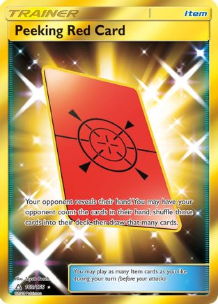 SM - Ultra Prism Peeking Red Card (Secret Rare) #169