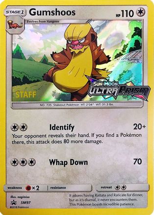 SM Promos Gumshoos - SM97 (Prerelease) [Staff] #SM97