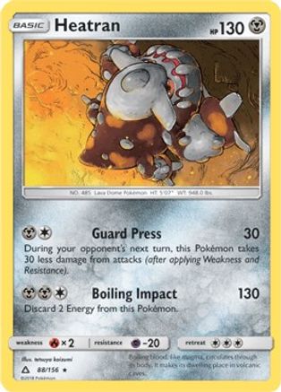 Deck Exclusives Heatran - 88/156 (Prerelease Kit Exclusive) #088