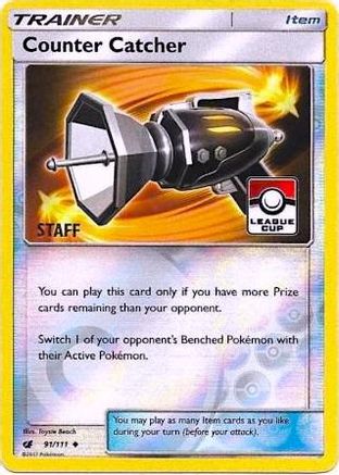 League & Championship Cards Counter Catcher - 91/111 (League Cup) [Staff] #091