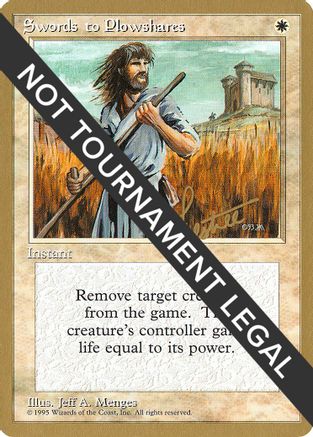 Swords to Plowshares - 1996 Bertrand Lestree (4ED)