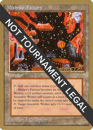 Mishra's Factory - 1996 Shawn "Hammer" Regnier (4ED)
