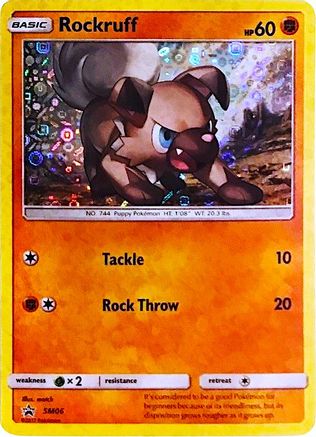 Miscellaneous Cards & Products Rockruff - SM06 (General Mills Promo) #SM06