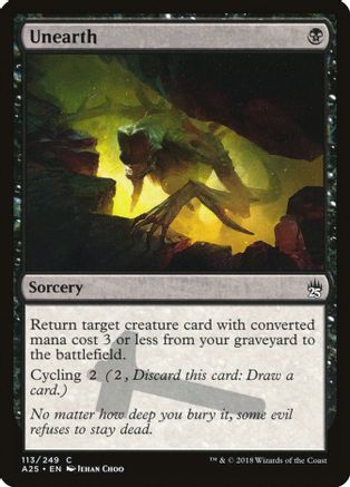 Foil Masters 25 MTG NM-Mint English Blightning 