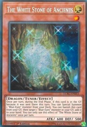 The White Stone of Ancients Yugioh - NM Ultra Rare First ed SHVI-EN022 