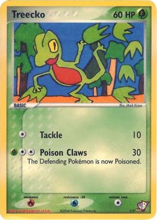 Treecko 1 Poké Card Creator Pack Pokémon card