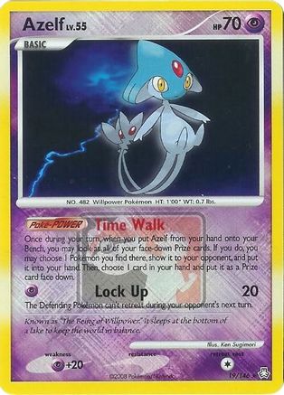League & Championship Cards Azelf - 19/146 (League Promo) #019