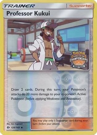 League & Championship Cards Professor Kukui - 128/149 (Regional Championships) #128