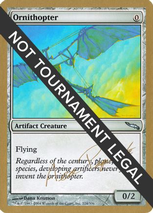 Ornithopter - 2004 Aeo Paquette (MRD)