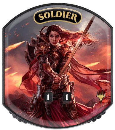 Soldier Ultra Pro Relic Token Eternal  Life Counter MTG Magic the Gathering 