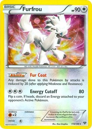 Blister Exclusives Furfrou - 114/146 (Cosmos Holo) #114