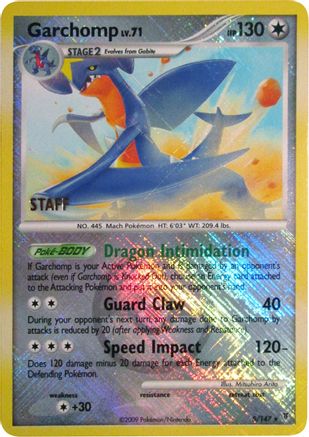 League & Championship Cards Garchomp - 5/147 (Championship Promo) [Staff] #005