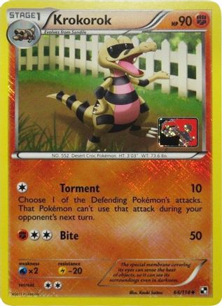 League & Championship Cards Krokorok - 64/114 (League Promo) #064