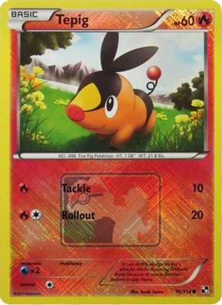 League & Championship Cards Tepig - 15/114 (League Promo) #015