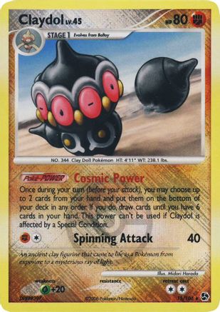 League & Championship Cards Claydol - 15/106 (League Promo) #015