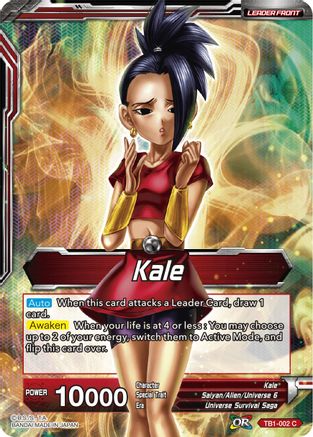 TB1-002 Dragon Ball Super CCG Mint Lady of Destruction Kale 