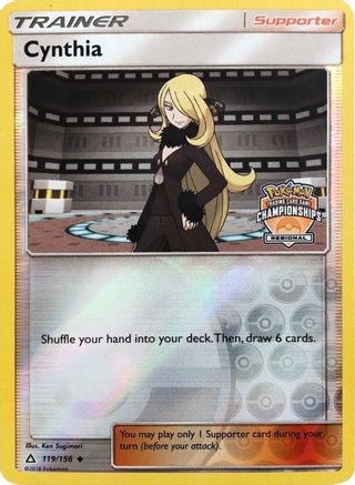 League & Championship Cards Cynthia - 119/156 (Regional Championships) #119