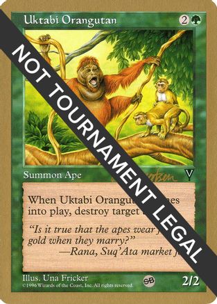 Uktabi Orangutan - 1997 Svend Geertsen (VIS) (SB)