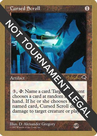 Cursed Scroll - 1998 Brian Hacker (TMP) (SB)