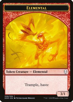 Elemental Token - Dominaria - Magic: The Gathering