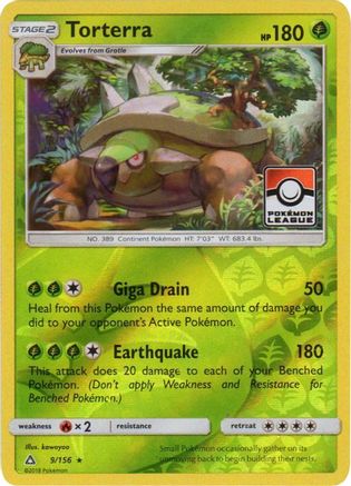 League & Championship Cards Torterra - 9/156 (Pokemon League) #009