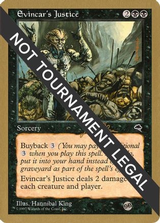 Evincar's Justice - 1999 Jakub Slemr (TMP) (SB)