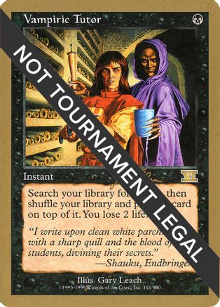 Vampiric Tutor - 1999 Jakub Slemr (6ED)