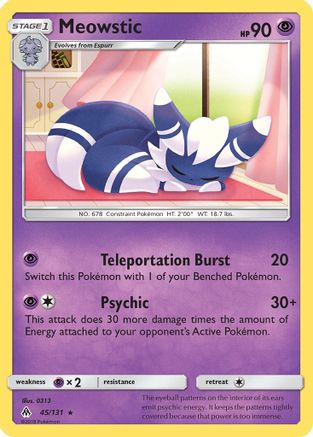 SM - Forbidden Light Meowstic #45