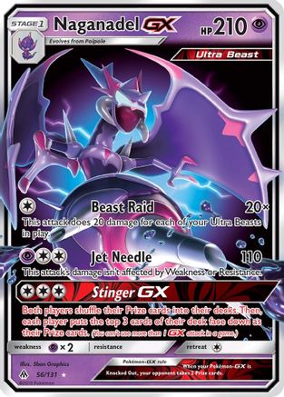 SM - Forbidden Light Naganadel GX #56